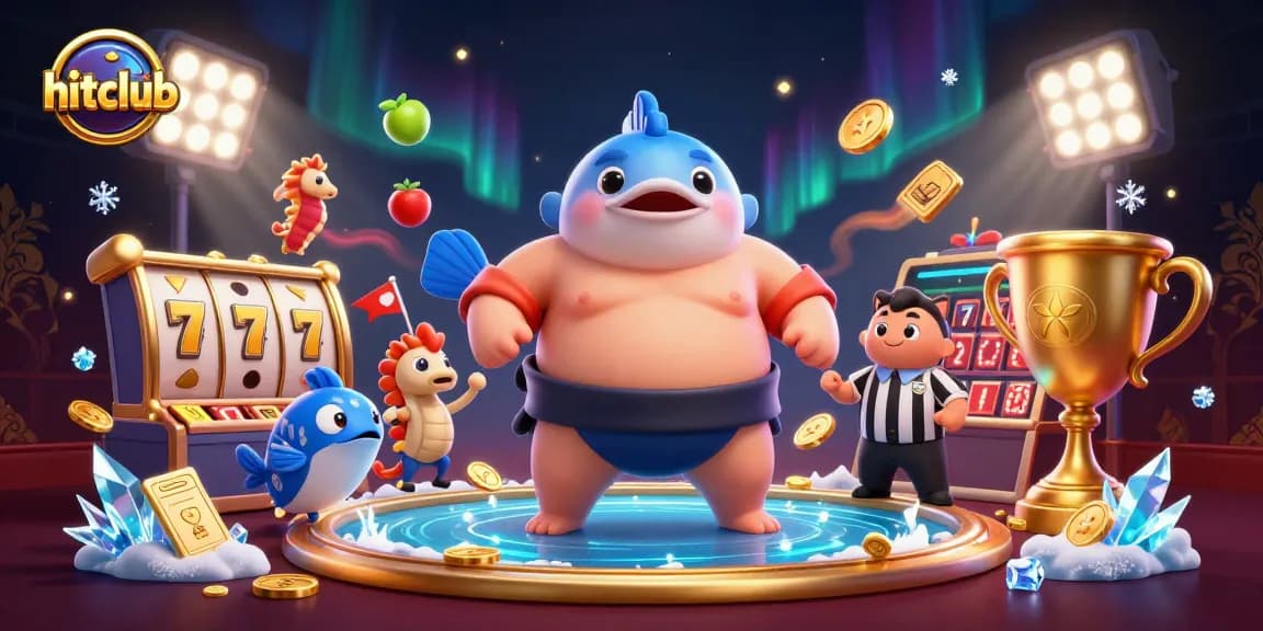 Experience thrilling jackpot games at hitclub with lively characters and vibrant casino elements.