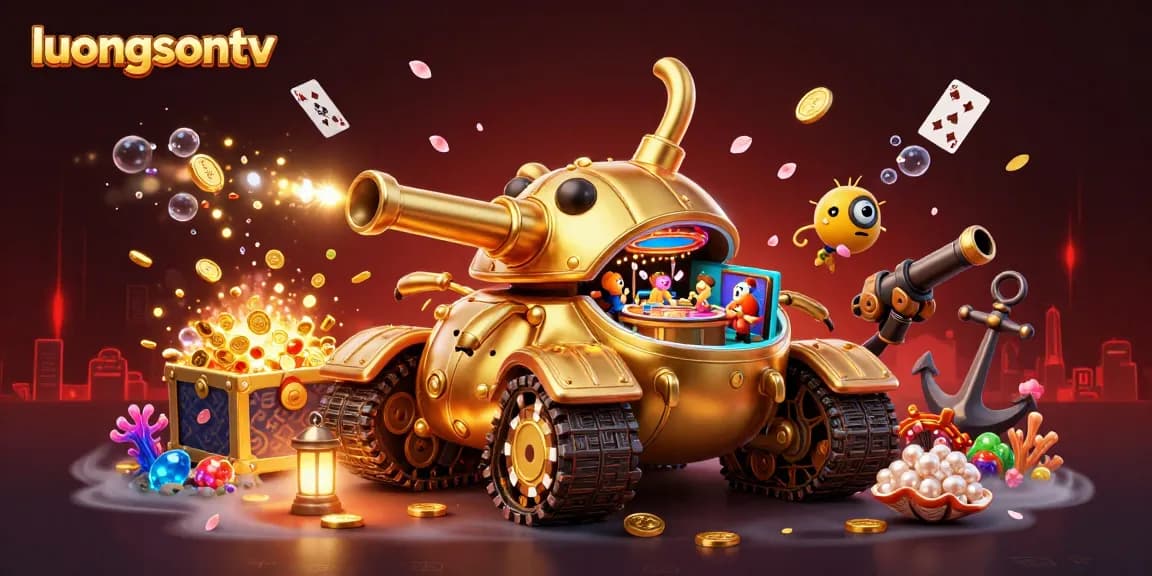 Experience the vibrant casino action on luongsontv inside a golden beetle tank.