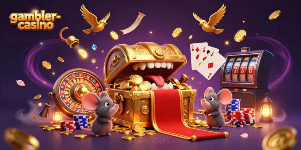 Spela på gambler-casino med fantastiska bonusar i en magisk casinovärld.