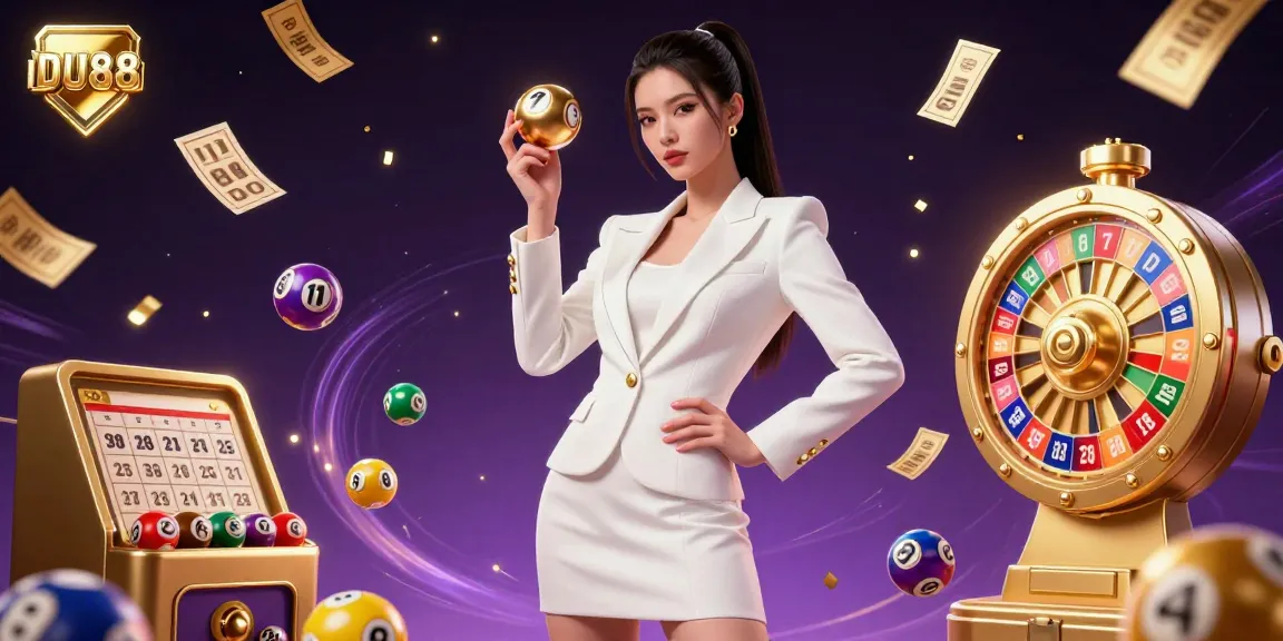 Experience winning excitement at DU88 with a stunning roulette atmosphere featuring a confident Asian woman and vibrant casino elements.