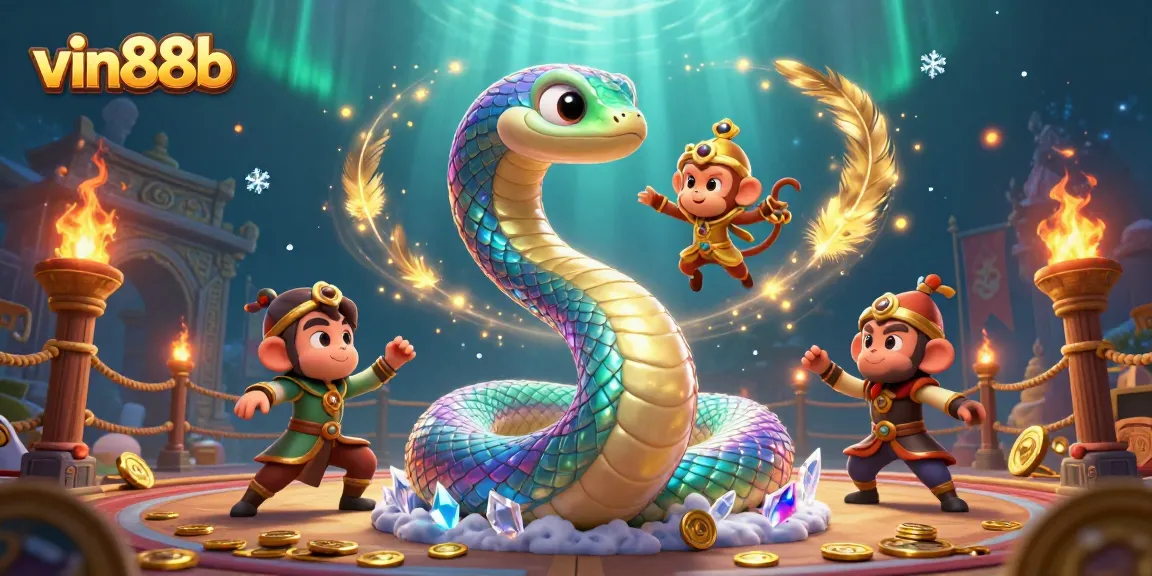 Experience the thrilling action of vin88b with vibrant creatures and a dynamic casino atmosphere.