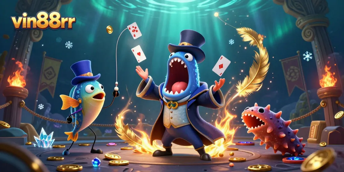 Experience the magic of vin88rr with a thrilling underwater casino adventure featuring engaging characters and vibrant elements.