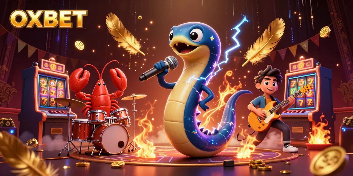 Experience the excitement of OXBET with a lively underwater casino scene featuring vibrant characters and dynamic elements.