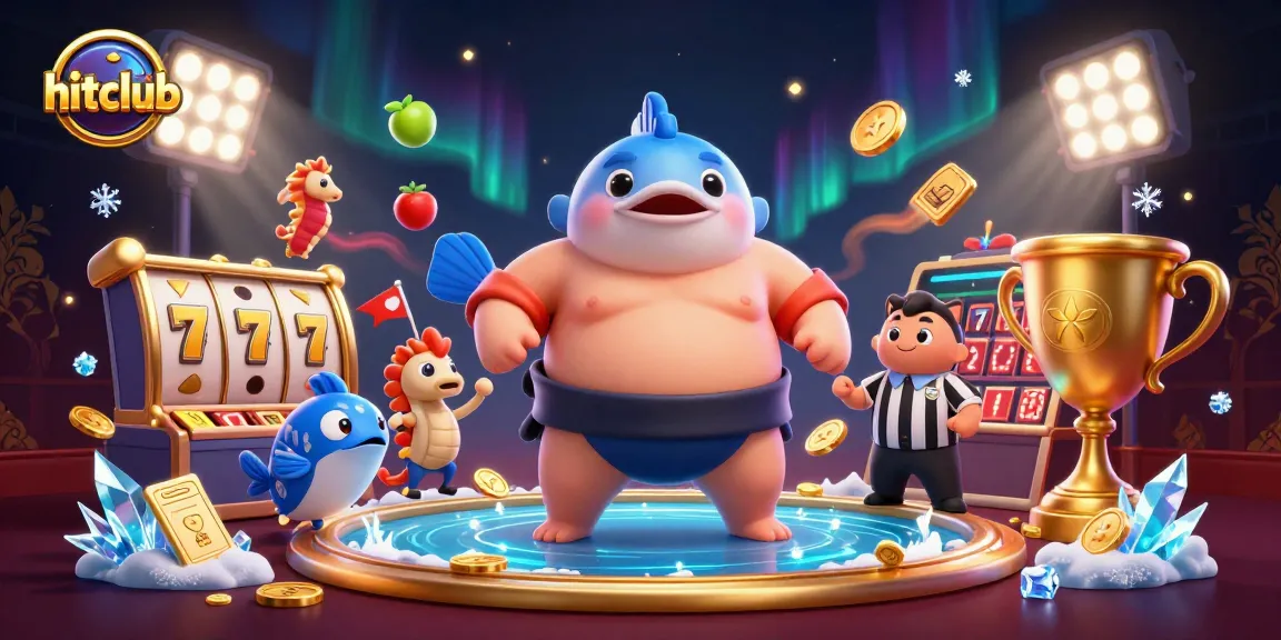 Experience thrilling jackpot games at hitclub with lively characters and vibrant casino elements.
