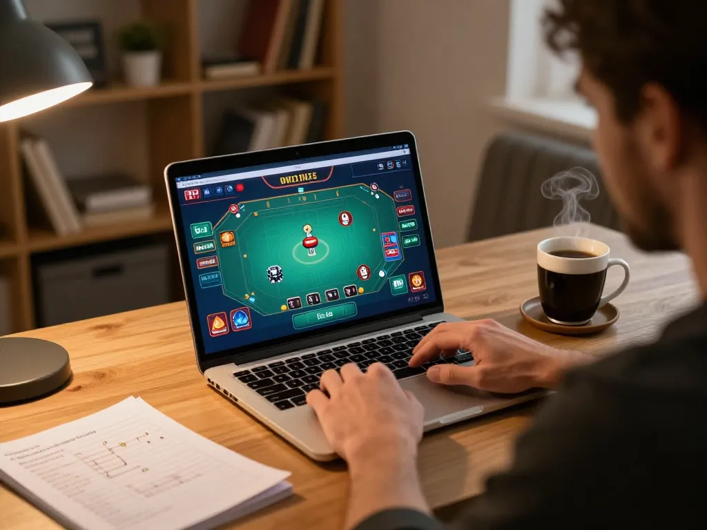 Experience online poker gameplay on https://jtg88.com/ with focused player and strategy notes.