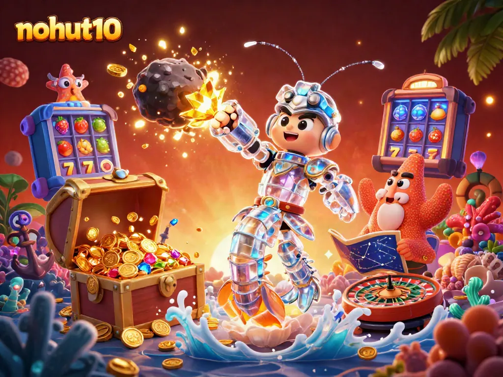 Enhance your gaming experience at nohut10 with dynamic slot machines and vibrant gaming elements.