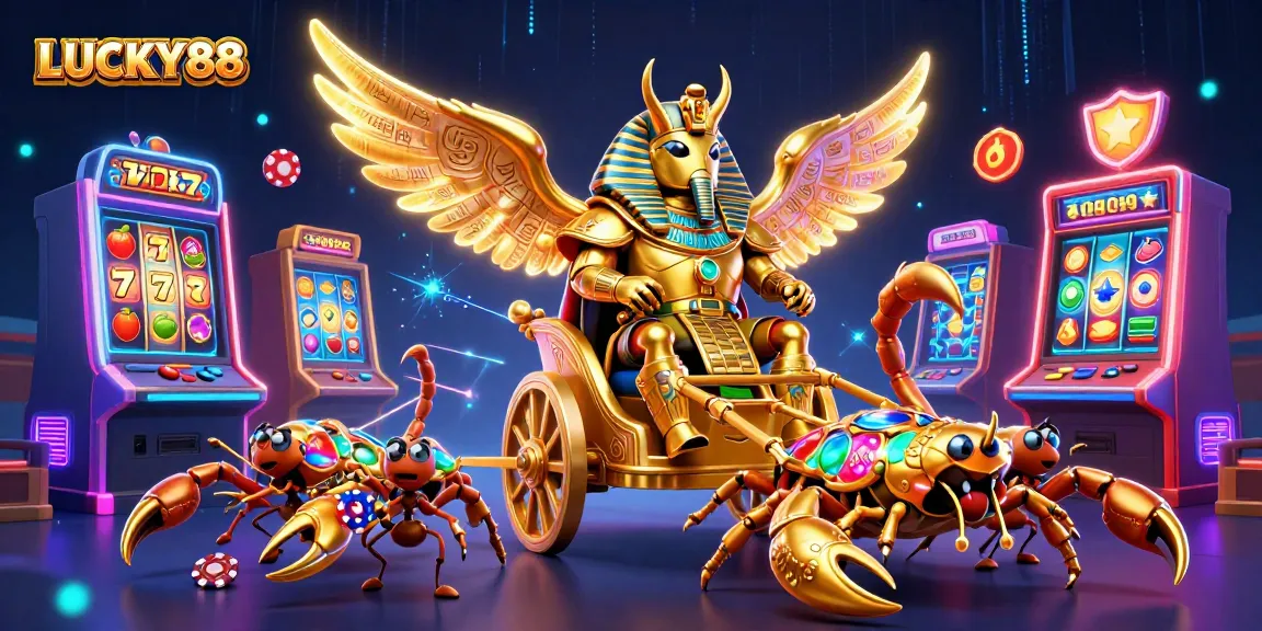 Engage with LUCKY88, the vibrant slot game experience featuring iconic symbols and dynamic elements.
