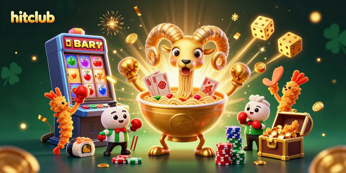 Hitclub's vibrant casino scene showcases endless gaming excitement and a jackpot explosion.