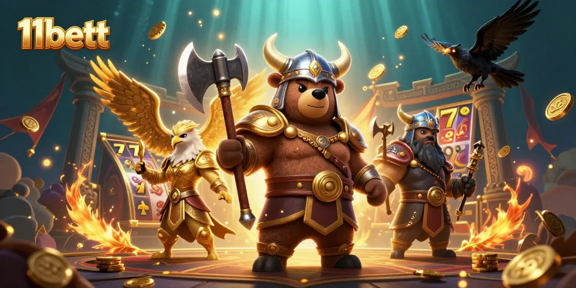 Engage in thrilling gameplay with 11bett at a vibrant Viking-themed casino experience featuring legendary characters and immersive elements.