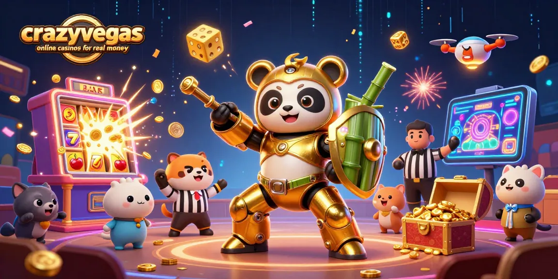 Experience thrilling moments at crazyvegas online casinos for real money with vibrant slot elements and characters.