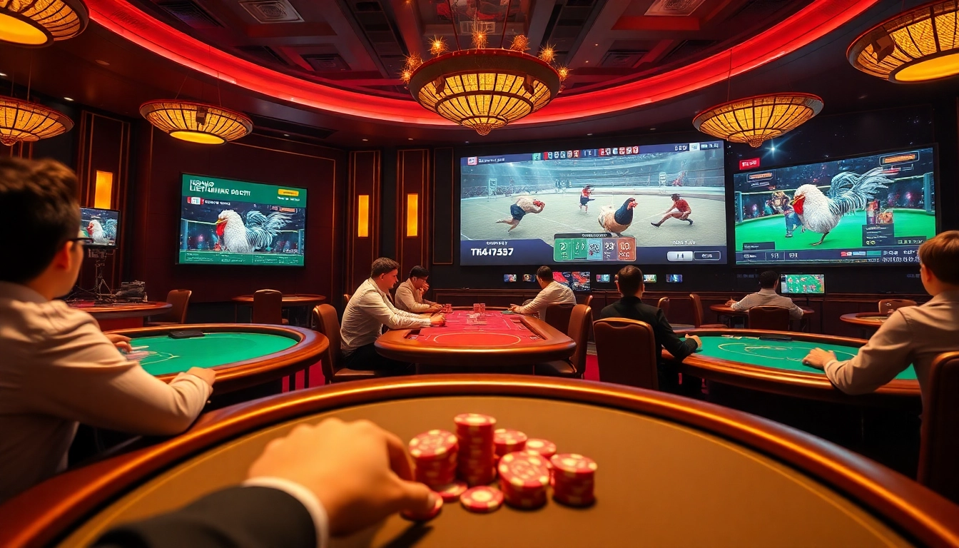 Experience sv388 com đăng nhập with captivating live betting visuals in a luxurious casino setting.