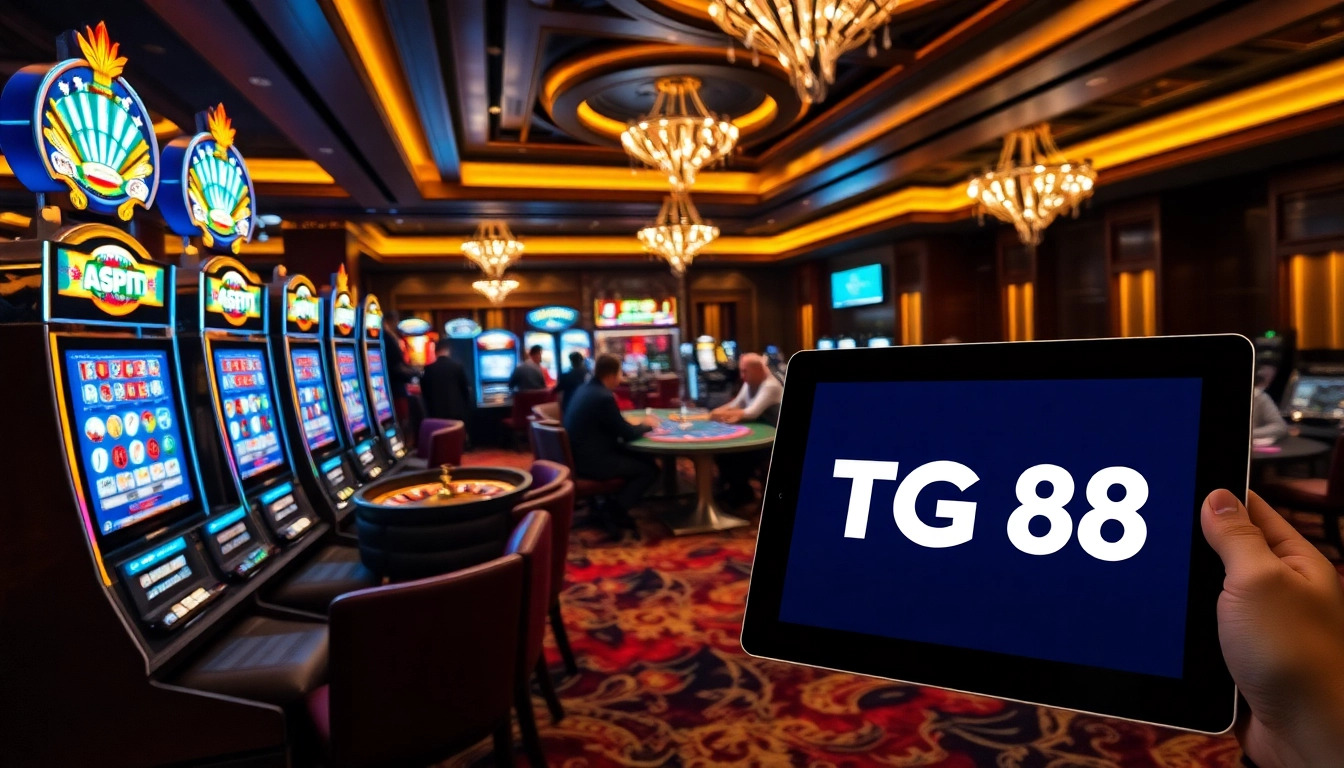 Experience thrilling gaming at TG88 with exciting slot machines and roulette tables.