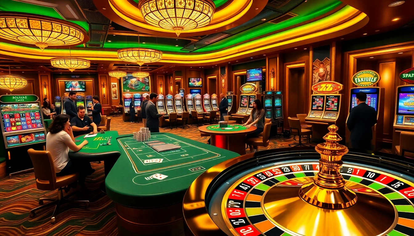 Experience exciting gameplay at https://nohu90.ac/ with vibrant casino visuals featuring poker chips and roulette wheels.