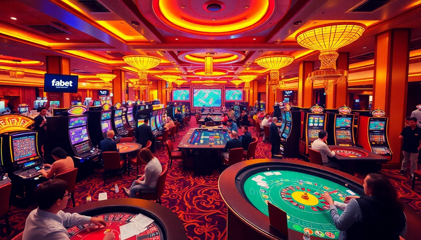 Join the excitement at https://fabet.cn.com/ with engaging casino games and vibrant players in action.