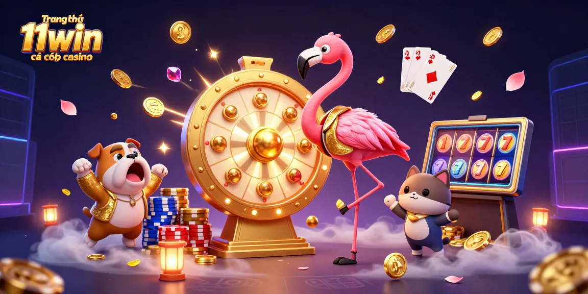 Engage with Trang chủ 11win cá cược casino as you spin to win in this vibrant 3D casino scene.